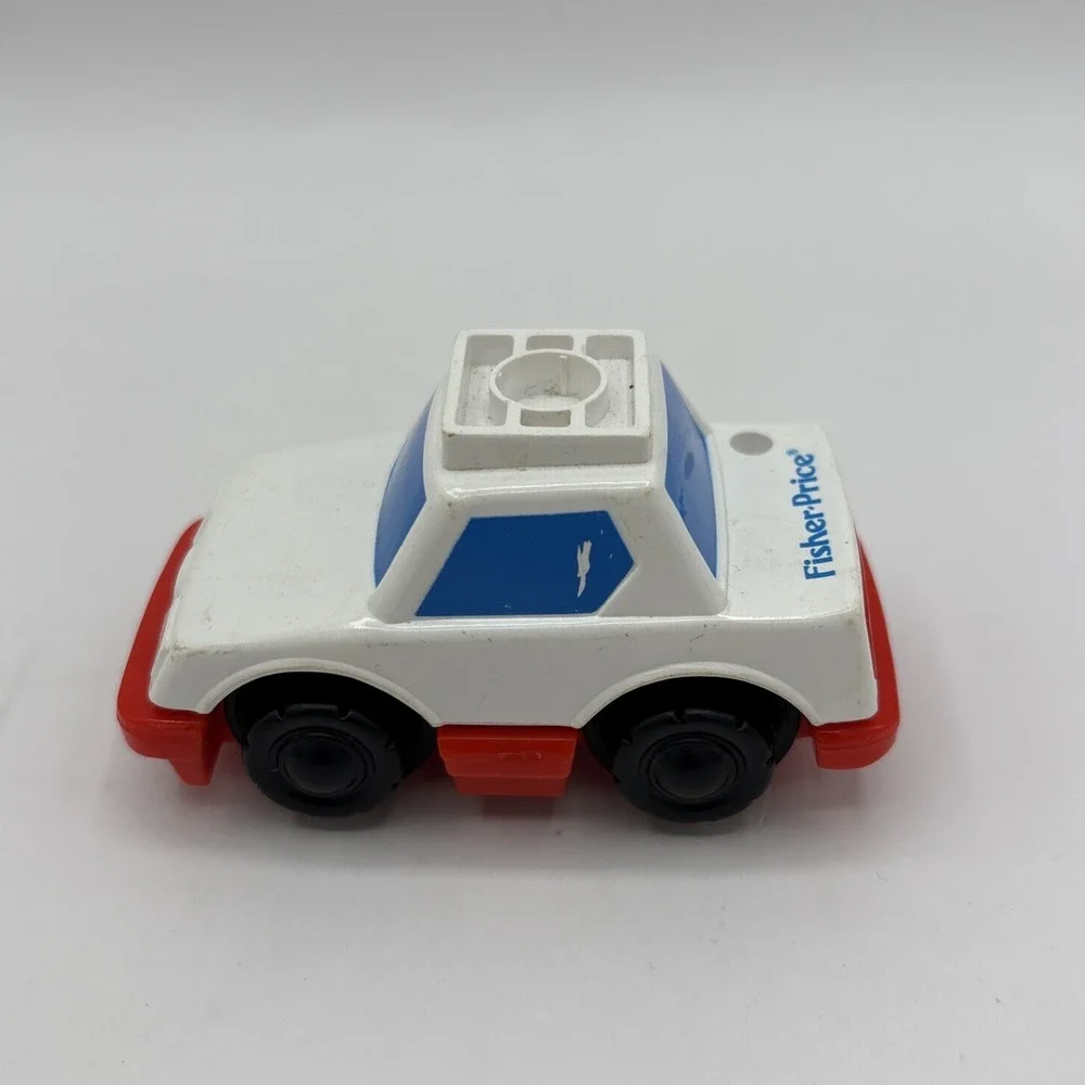 Vintage Fisher Price Flip Track Road & Rail‎ Cars Truck Replacement Lot of 2
